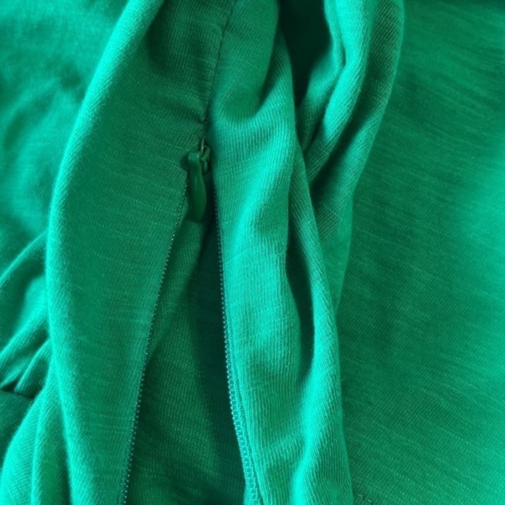 INC Green V Neck Ruched Top - Picture 8 of 10